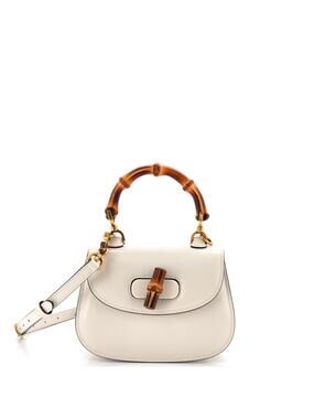 Gucci Bamboo Top Handle Bag Leather #347949G23B